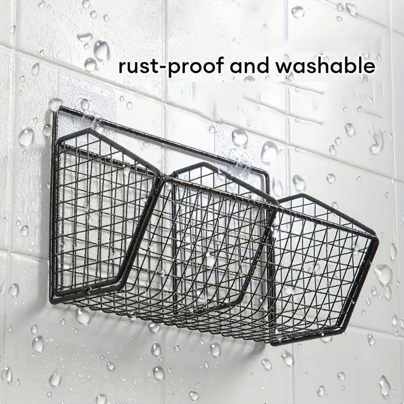 1pc Durable Wall-Mounted Kitchen Storage Basket - My Store