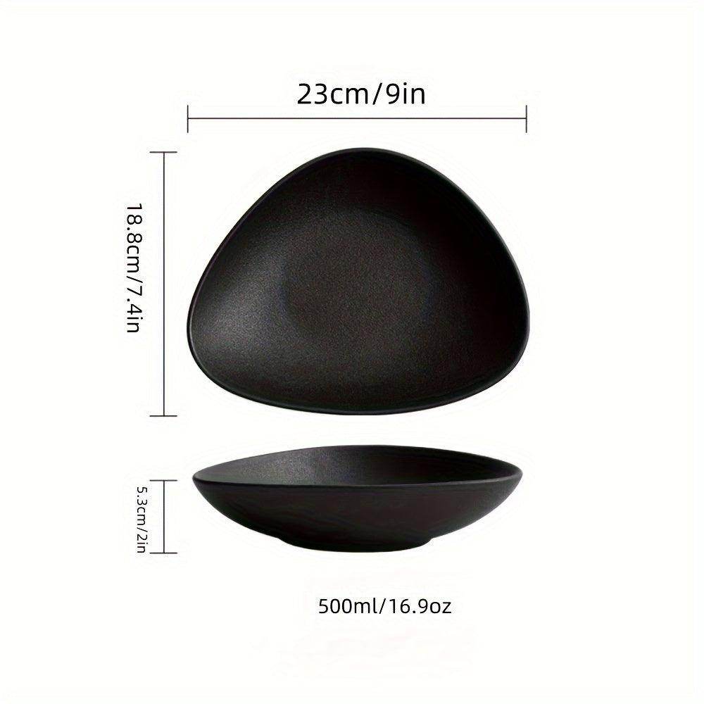 Triangle Japanese Style Ceramic Salad Bowl - My Store