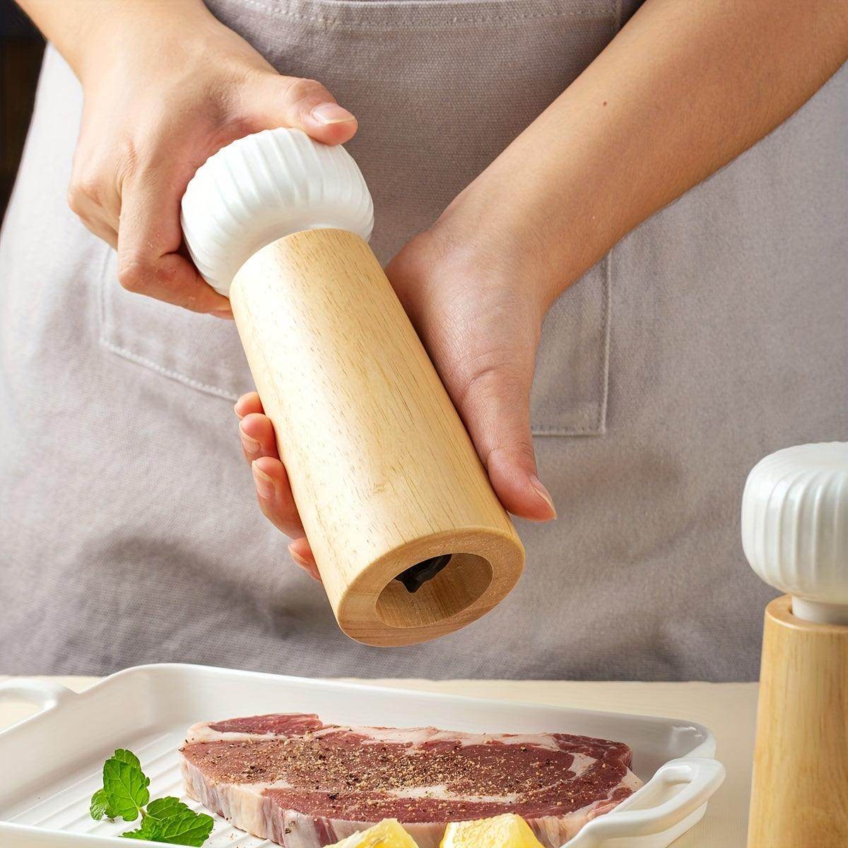 Wooden Scandinavian-Inspired Manual Spice Grinder - My Store