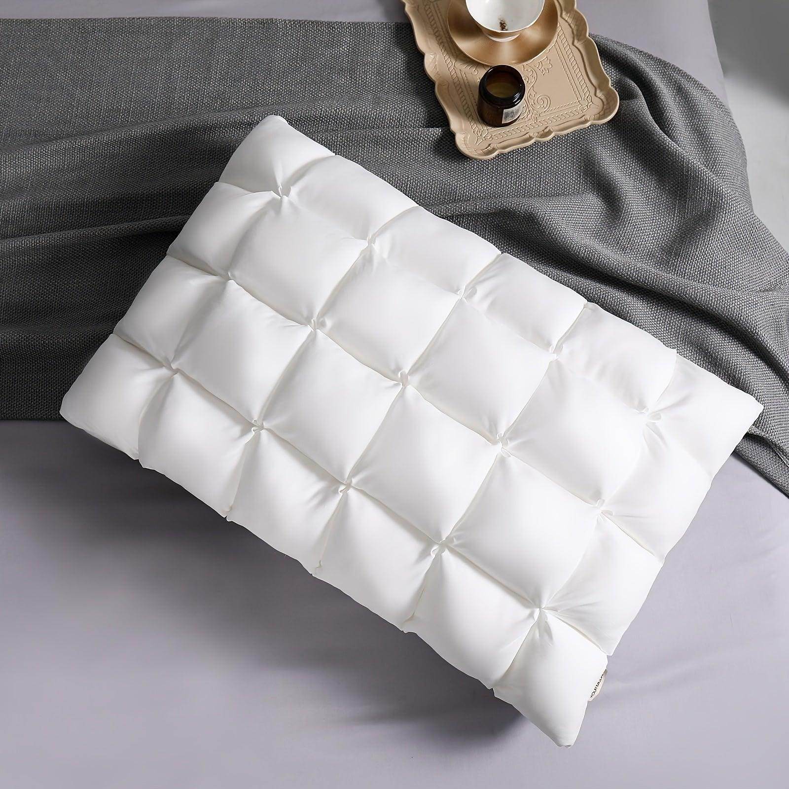Luxury White Quilted Gel Pillow - My Store