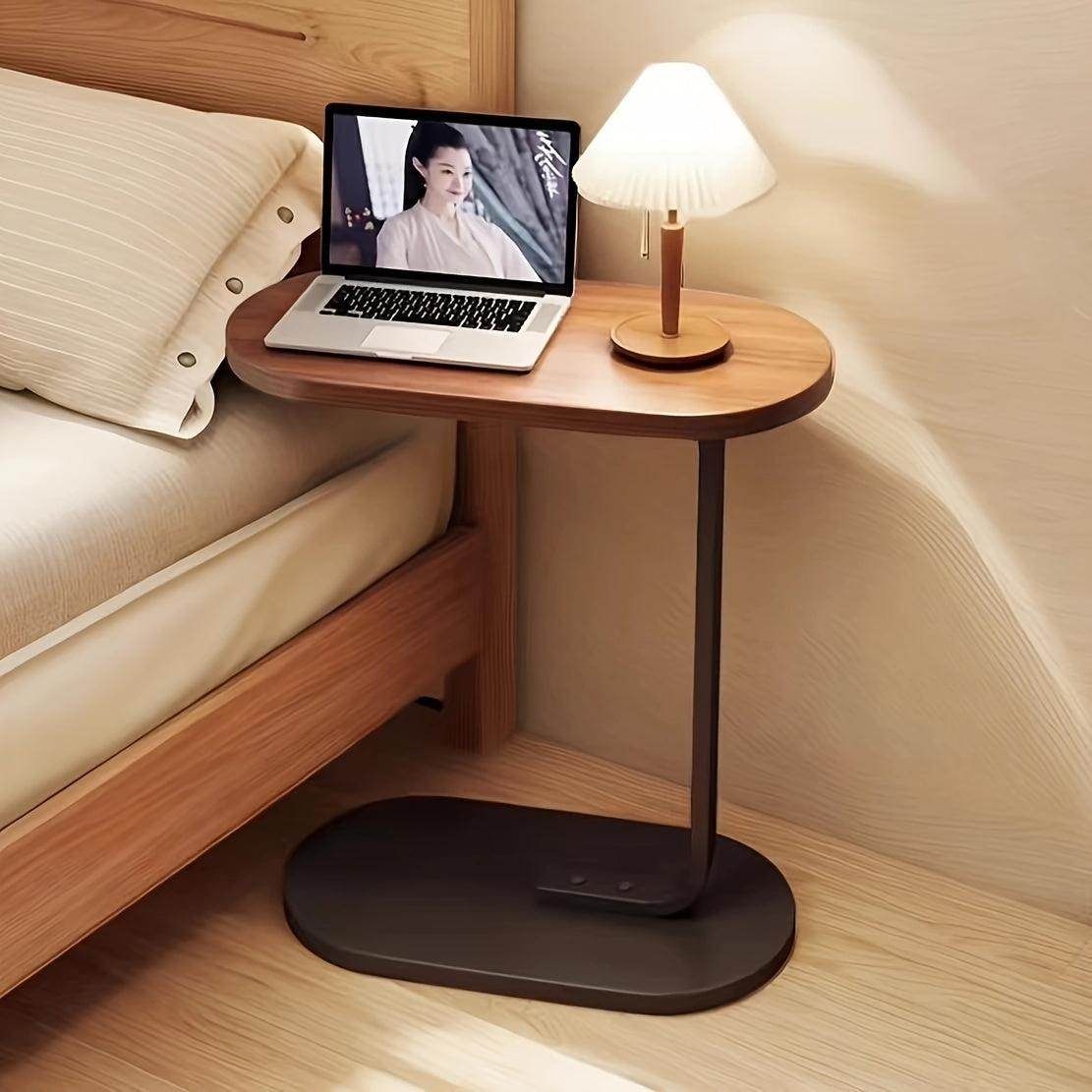 Adjustable Height Wooden Side Table - My Store