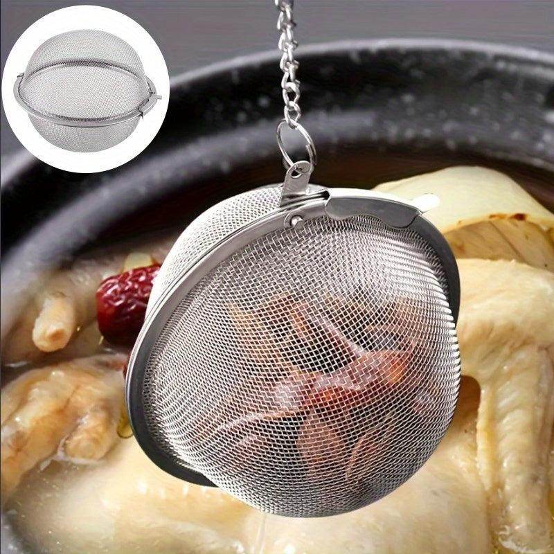 Herbal Infuser Ball with Locking Clasp and Extended Chain - My Store