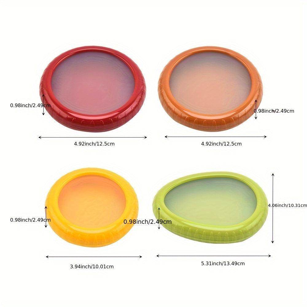 Silicone Vegetable Storage Set - 4pcs Reusable Containers - My Store