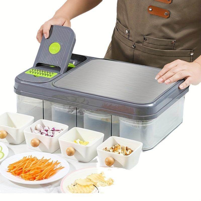 Vegetable Chopper & Grater with Container - My Store