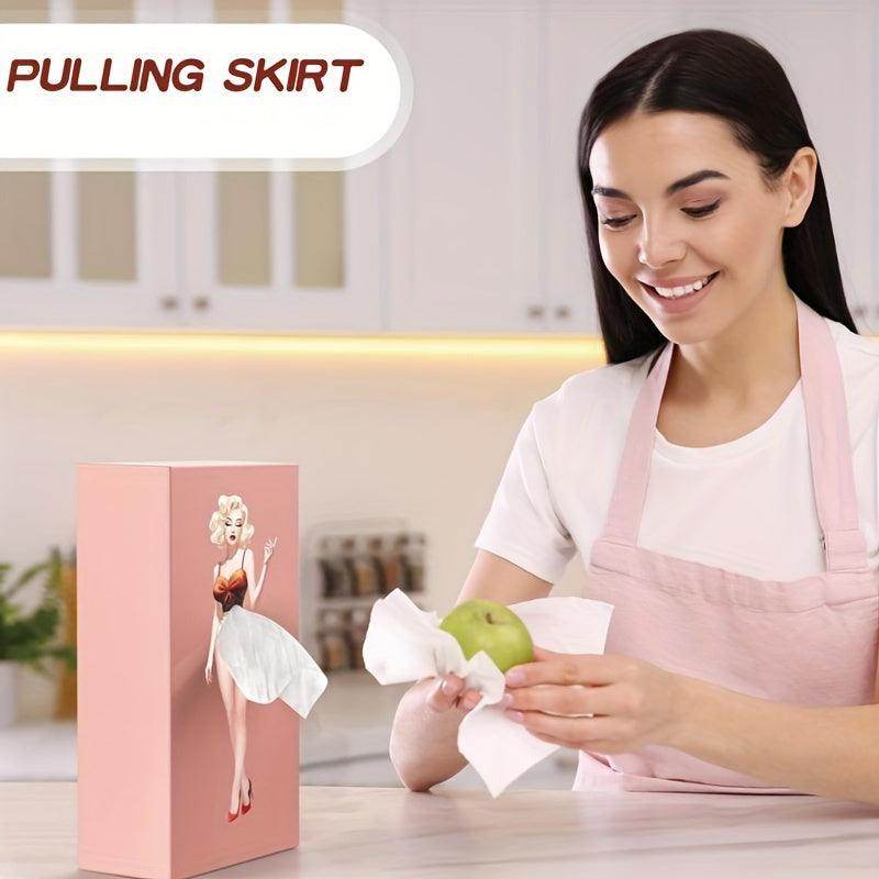 Halloween & Christmas Cartoon Girl Tissue Box - My Store