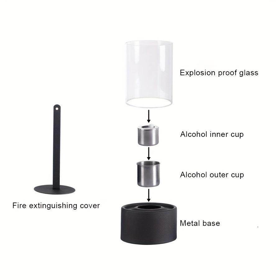 Vintage-Style Portable Alcohol Heater - My Store