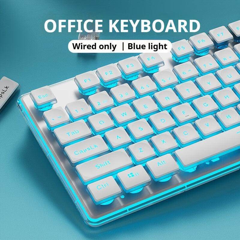 Silent LED-Backlit Ergonomic Gaming Keyboard - My Store