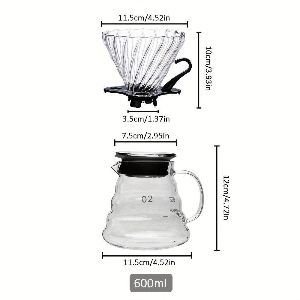 Glass Coffee Press & Pour Over Coffee Starter Set - My Store