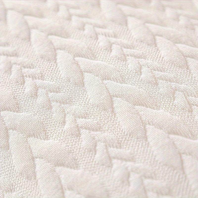 Comfortable Bed Pillow with Net Edge & Wheat Ear Grid Design - My Store