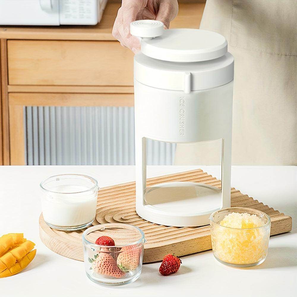 Portable Manual Ice Crusher with Stainless Steel Blades - My Store