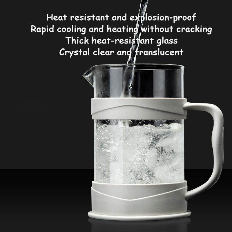 French Press Coffee Maker - Glass Tea Infuser with Hand-Pressed Filter - My Store