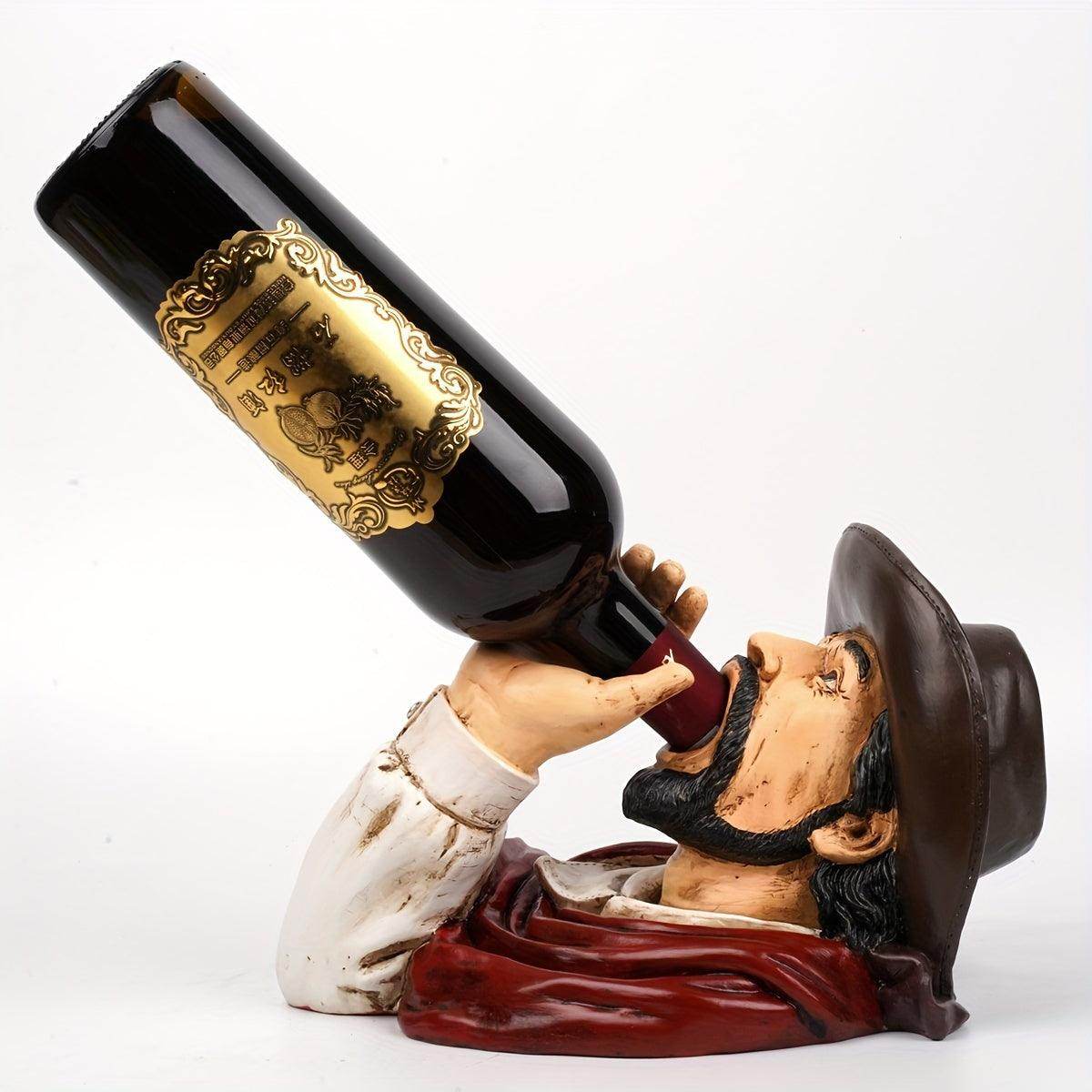 Western Denim Style Resin Bottle Holder - My Store