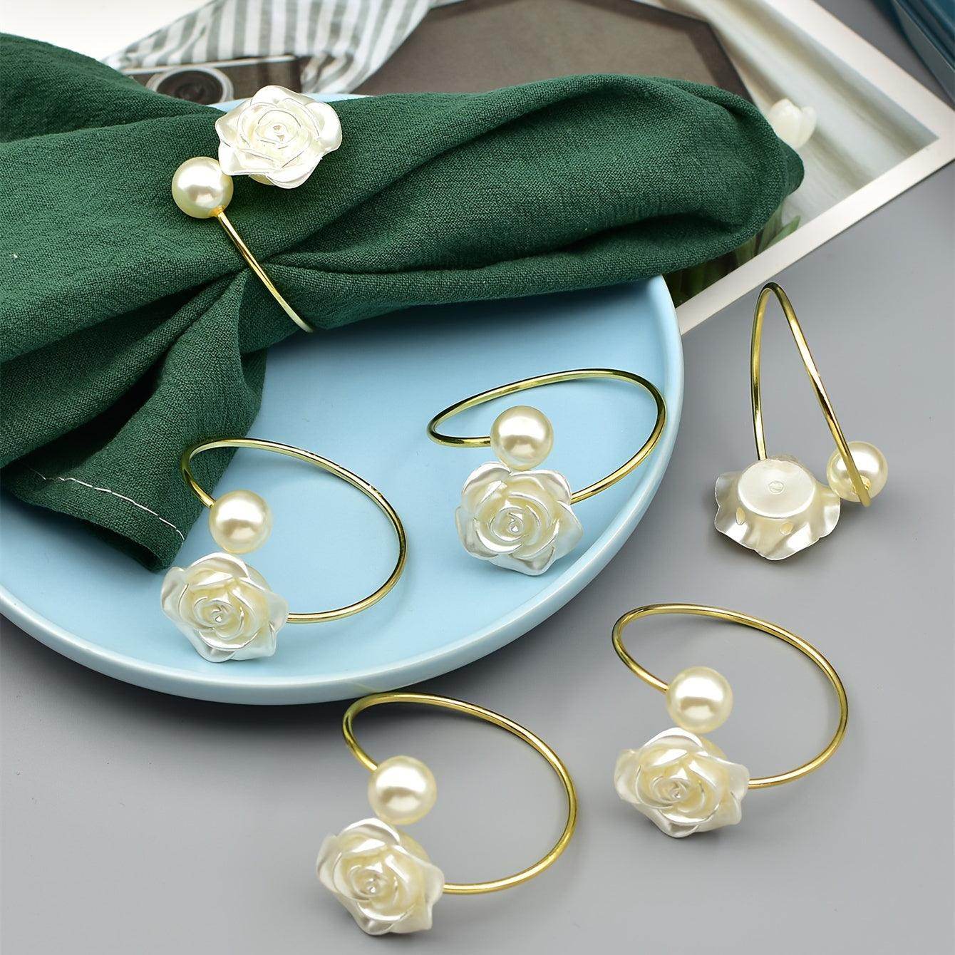 Pearl Napkin Rings - My Store