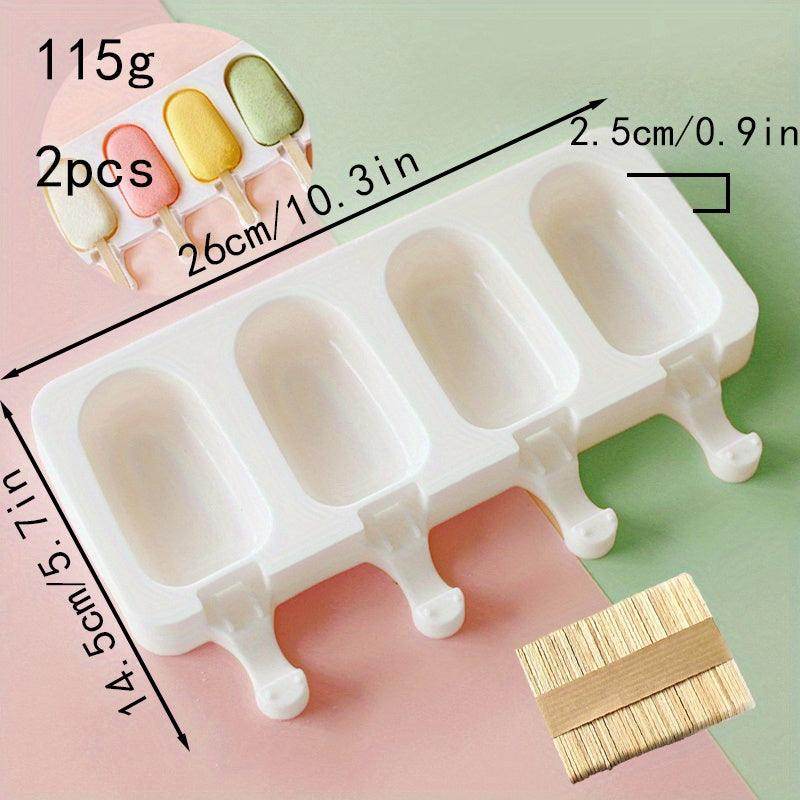 Silicone Ice Cream & Cake Molds - 2/50pcs Multipurpose Set - My Store