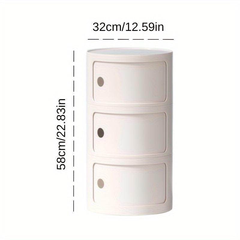 2/3/4 Drawer Bedside Table - 1pc Storage Cabinet - My Store