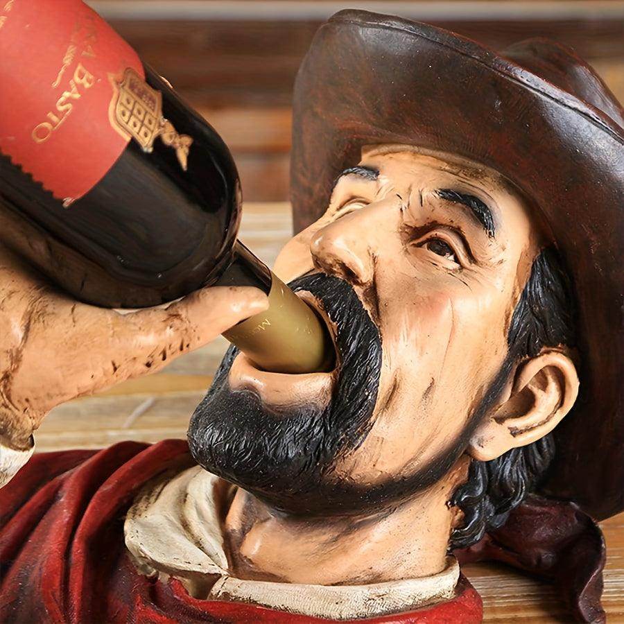 Western Denim Style Resin Bottle Holder - My Store