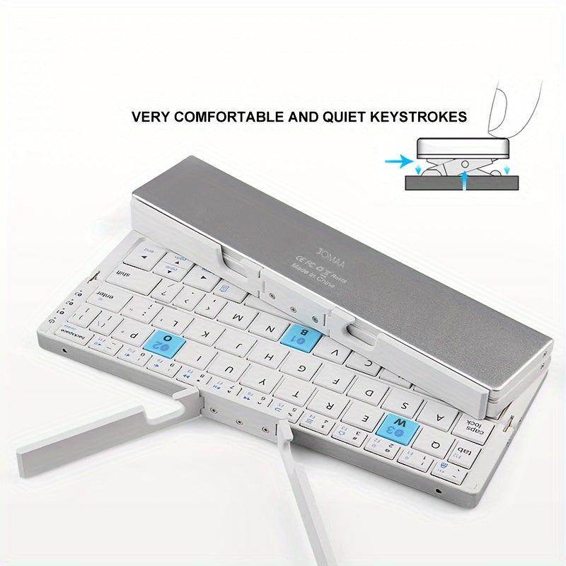 Ultra Mini Foldable Wireless Keyboard – Multi-Device & Rechargeable - My Store