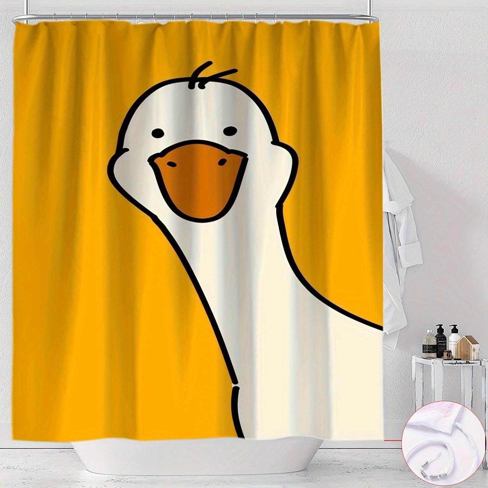 Cartoon Goose Shower Curtain - My Store