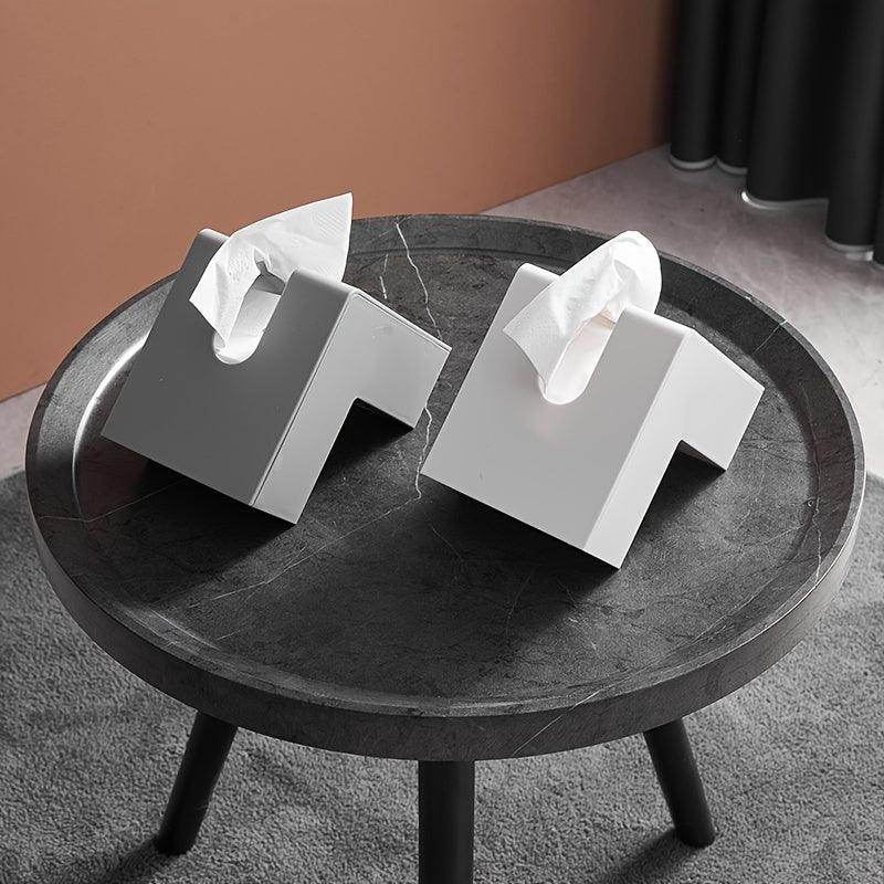 Nordic Simple Creative L-Shaped Tissue Box - My Store