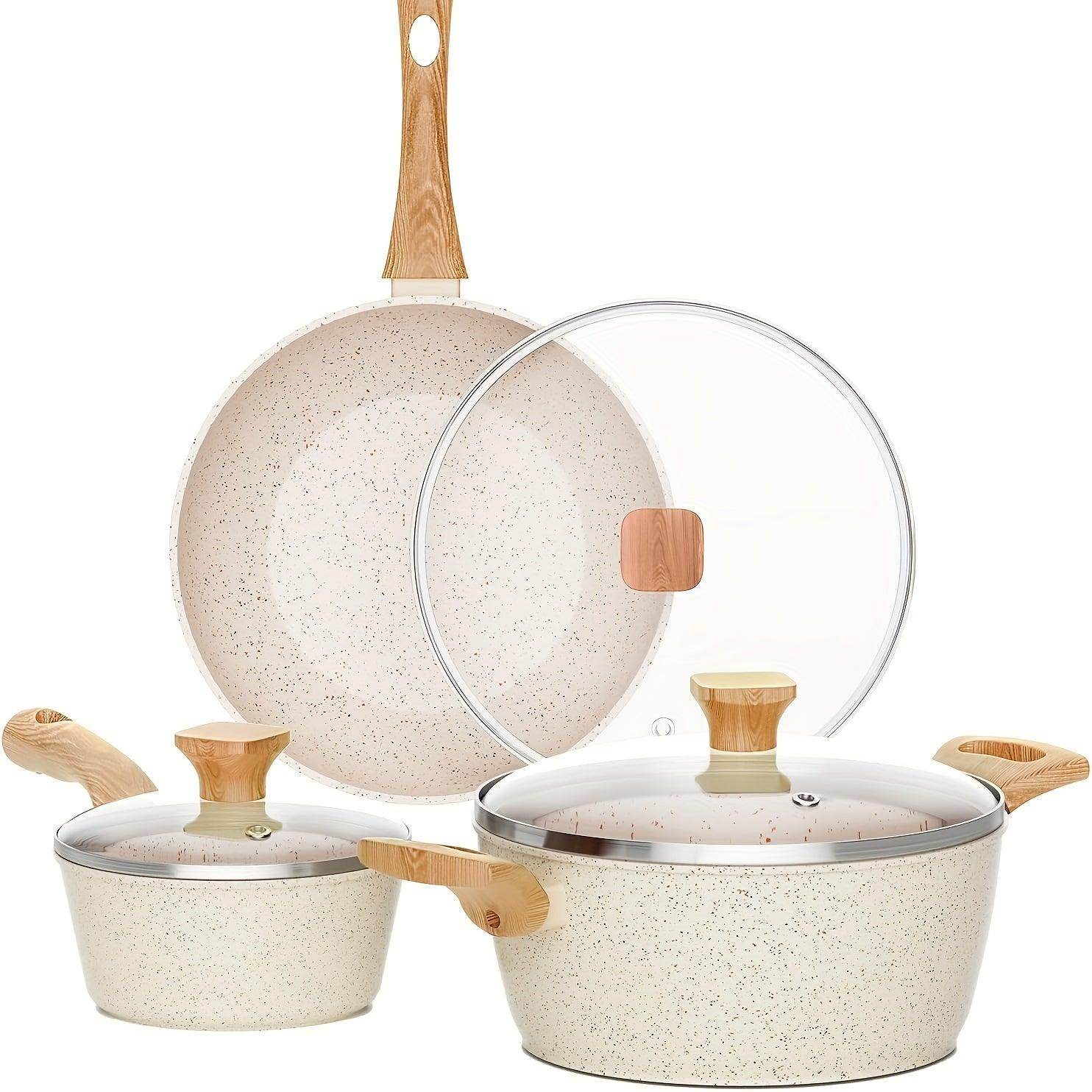 13-Piece Nonstick Cookware Set with Bakelite Handles - My Store