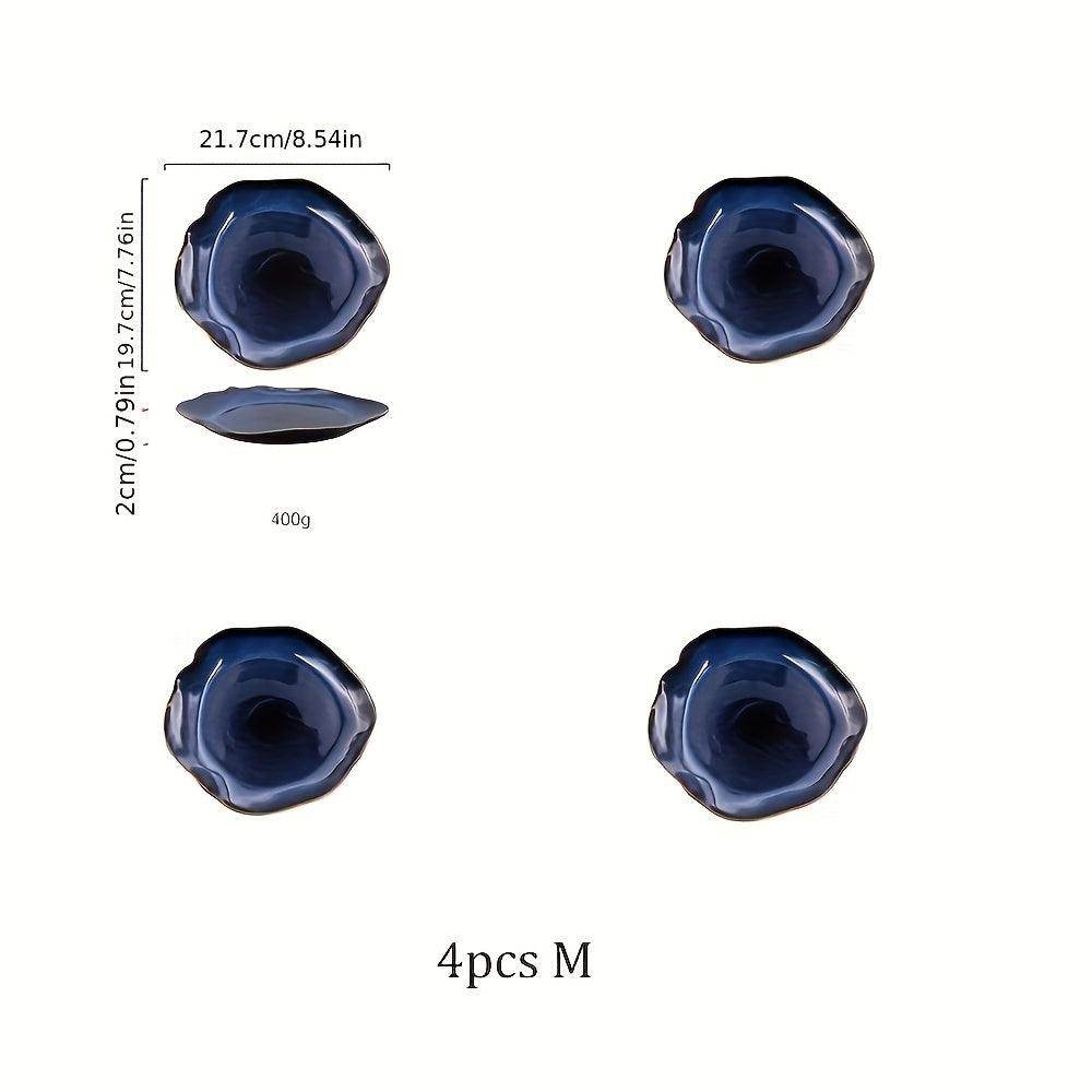 5pcs Durable Heart-Shaped Plate Set - My Store