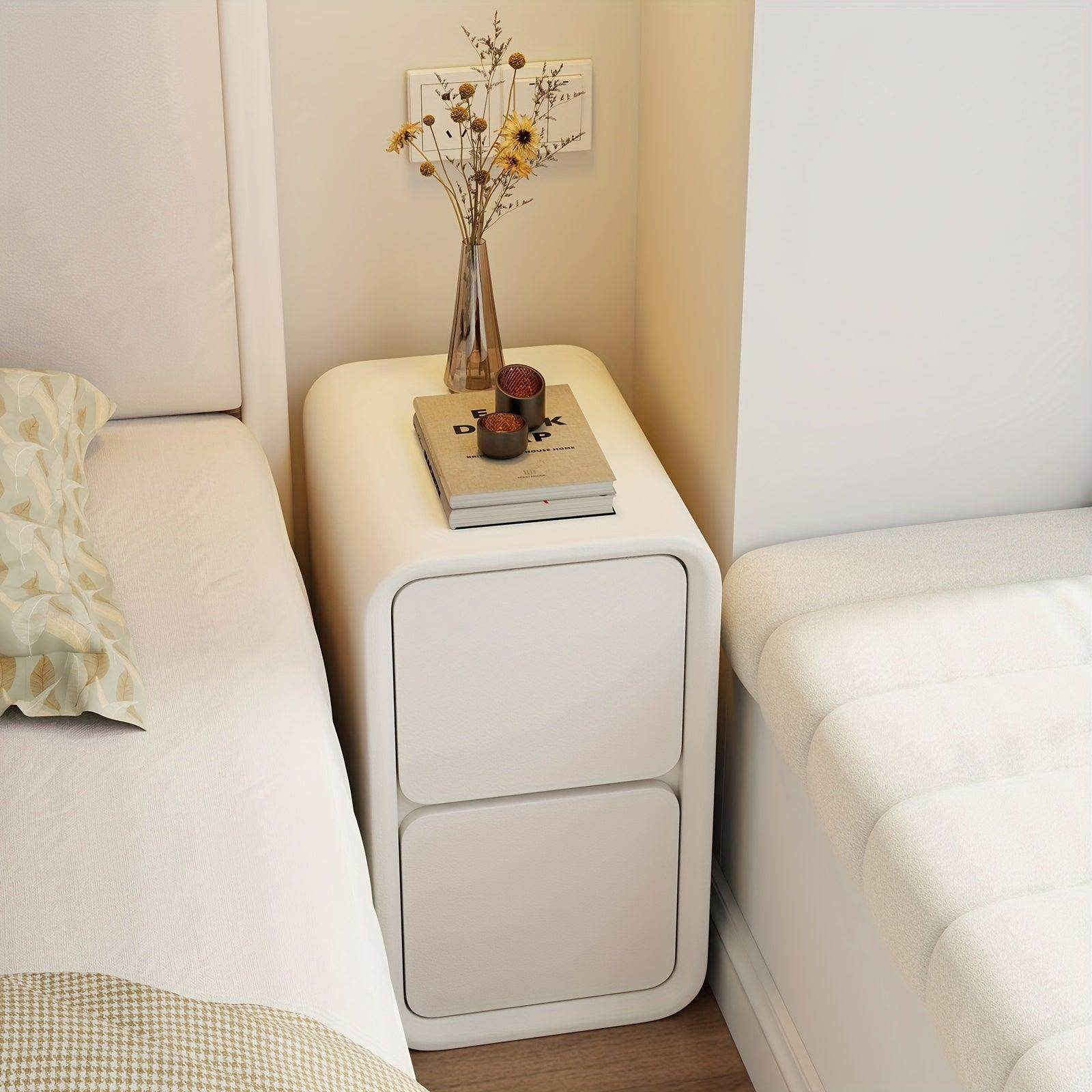 Compact Ultra-Narrow Nightstand - My Store