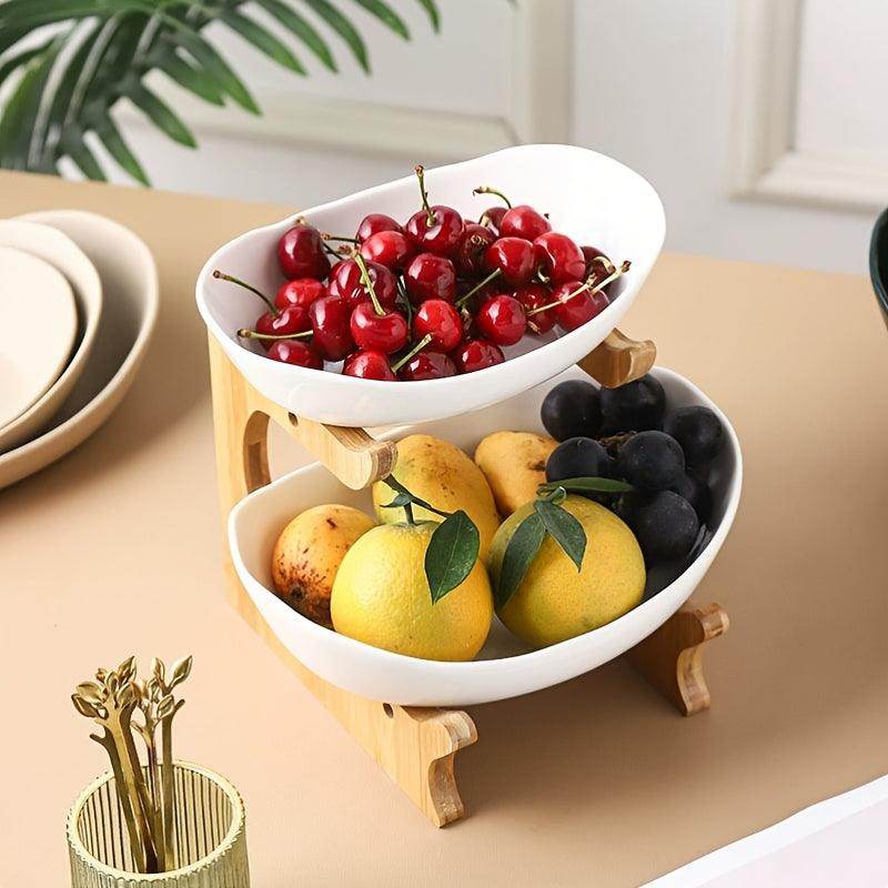 2/3 Tier Fruit Rack Snack Storage Plate - My Store