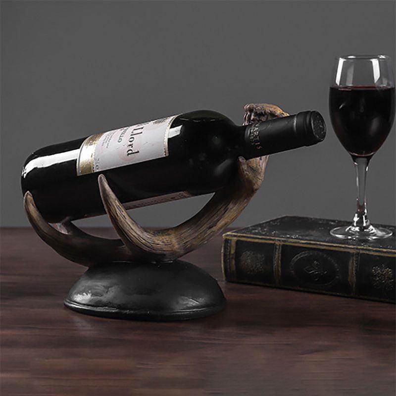 Elegant Deer Antler Wine Rack - My Store