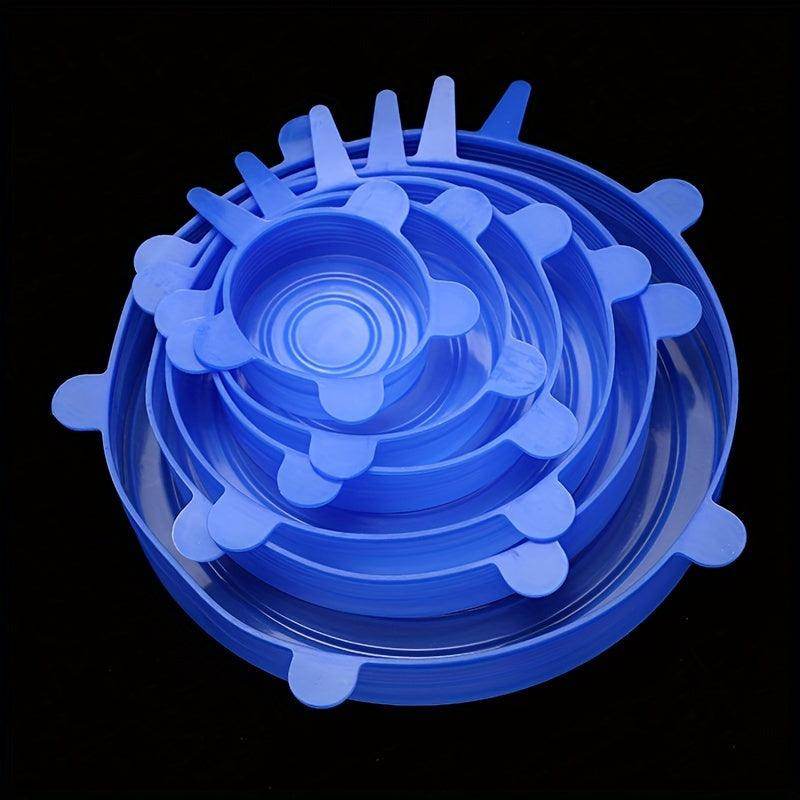 6pcs Reusable Silicone Stretch Lids - My Store