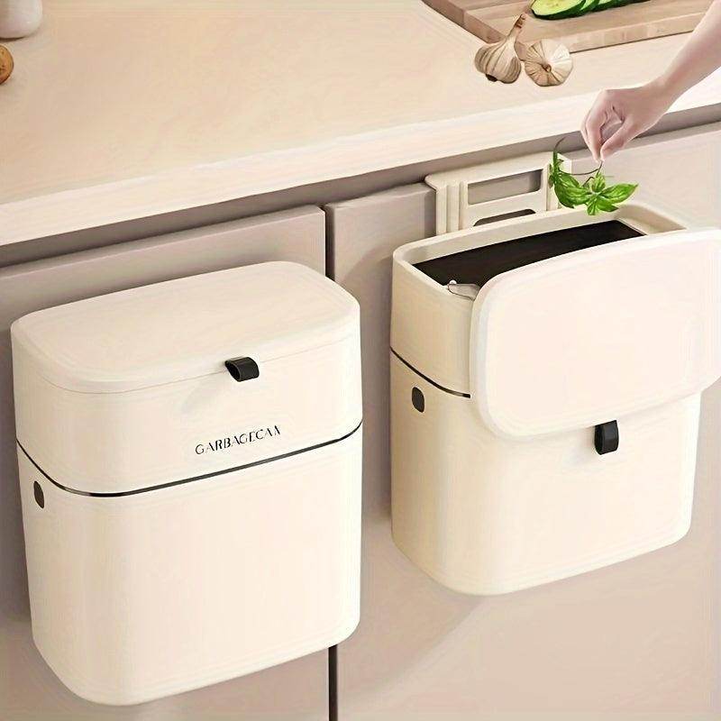 Wall-Mounted Trash Can with Lid - My Store