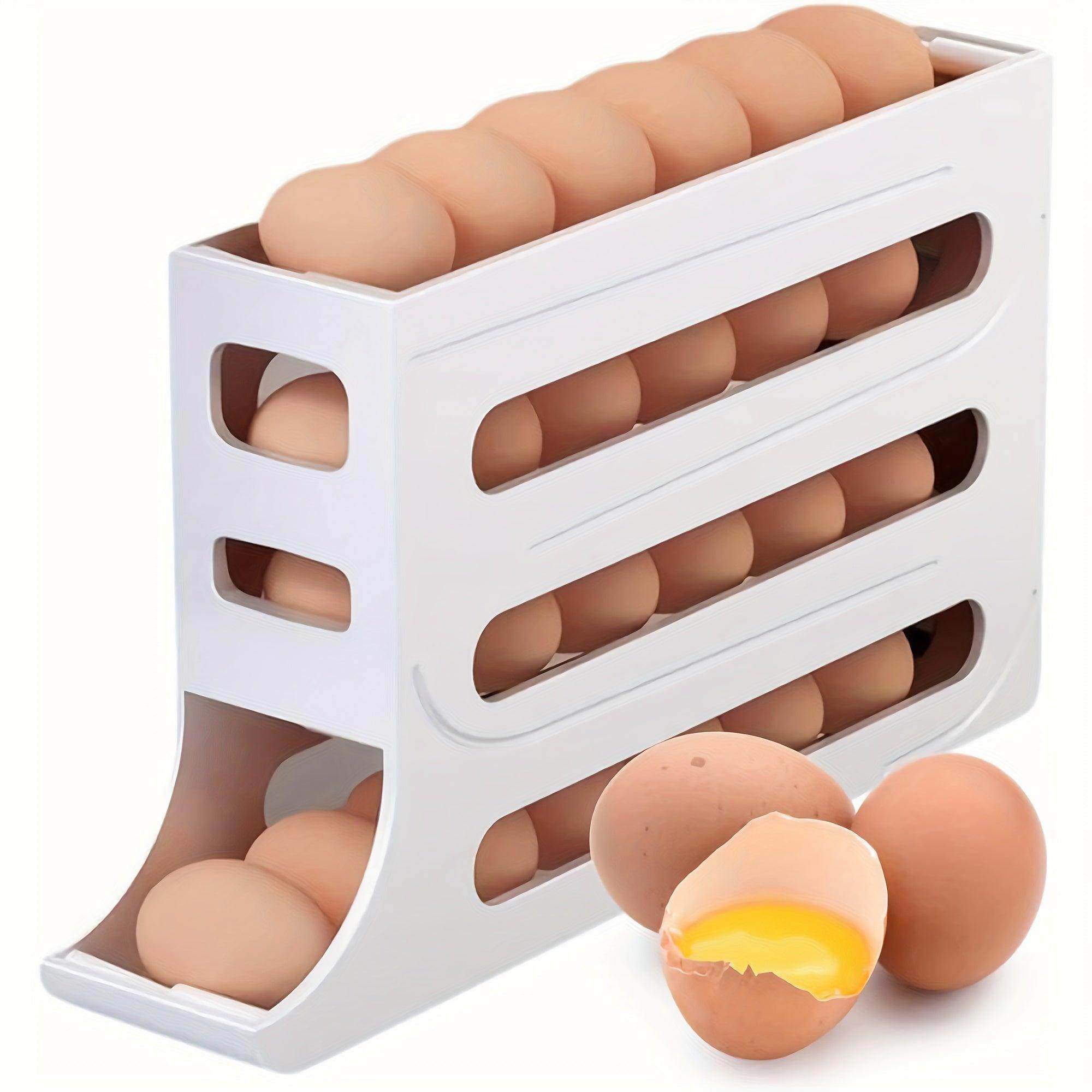 4-Tier Auto-Rolling Egg Dispenser - My Store