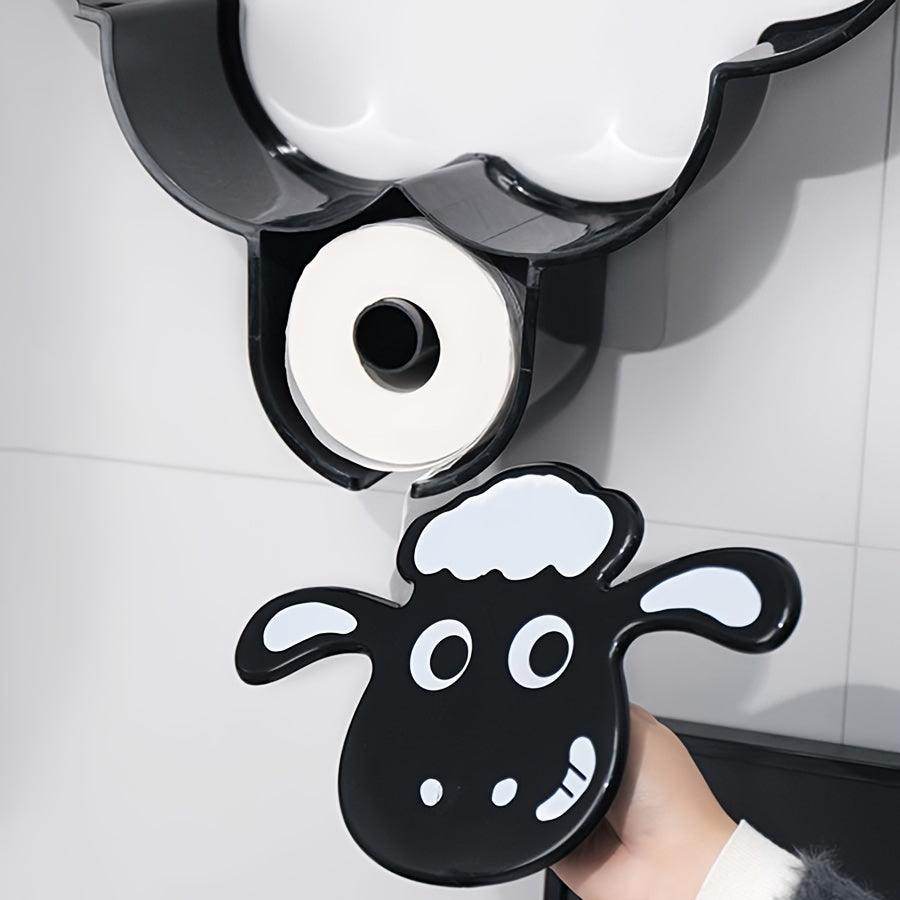 Sheep-Shaped Wall-Mounted Toilet Paper Holder - My Store