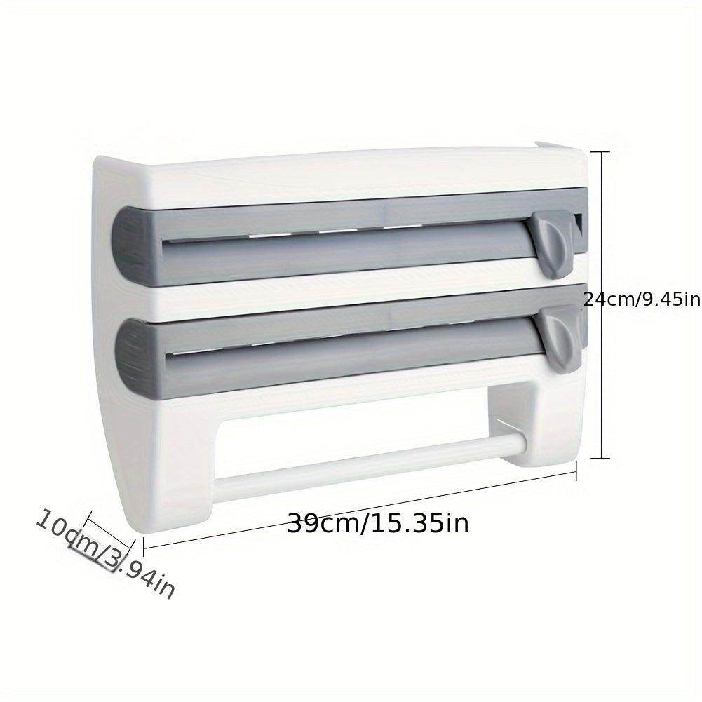 Wall-Mounted 3-in-1 Cling Film Dispenser - My Store