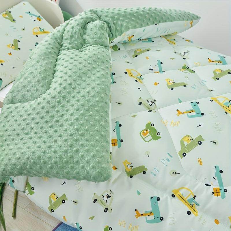 1pc Infants And Children's Comfort Bean Velvet Quilt - My Store
