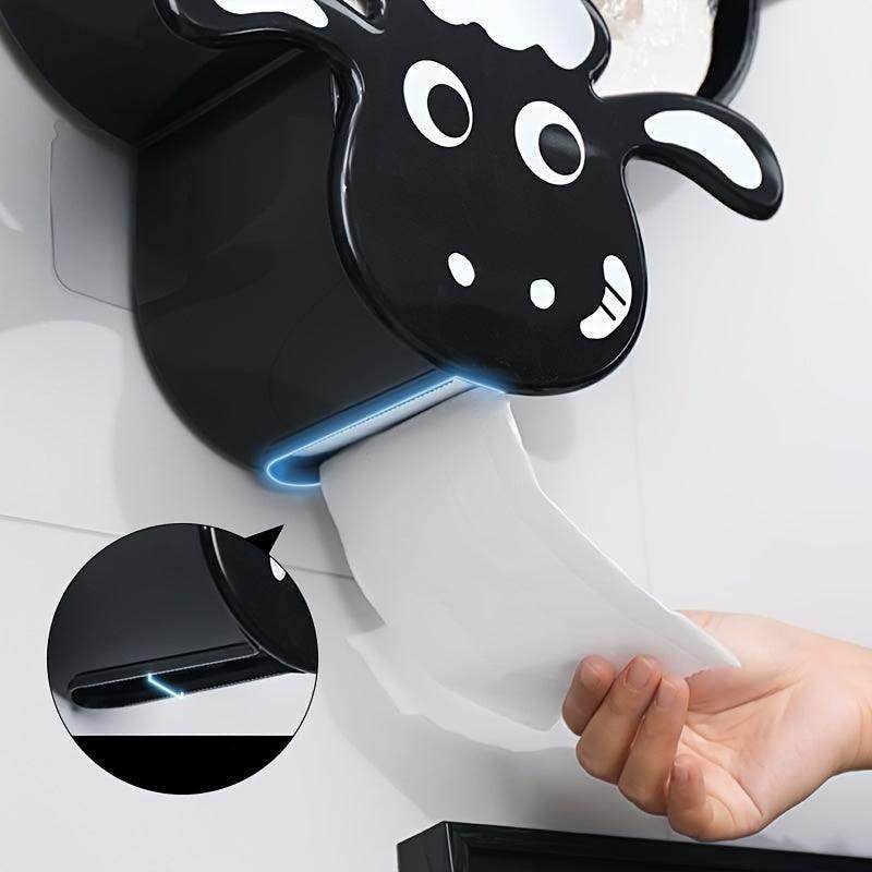 Sheep-Shaped Wall-Mounted Toilet Paper Holder - My Store