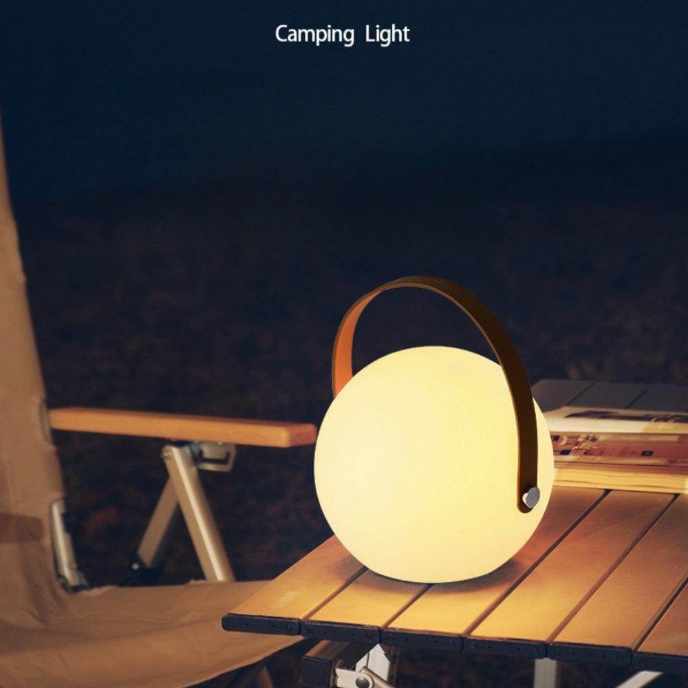 Rechargeable RGB LED Spherical Table Lamp – 16-Color Mood Light - My Store