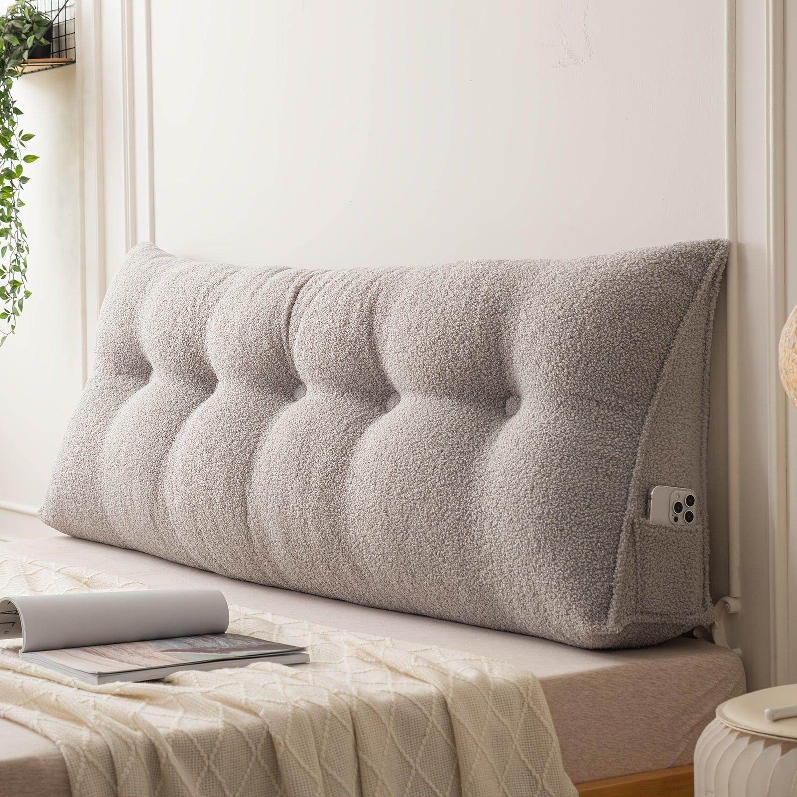 Removable & Washable Triangular Headboard Pillow - My Store