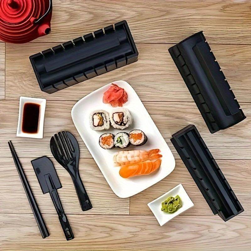 10pcs Japanese Sushi Making Kit with Molds & Accessories - My Store