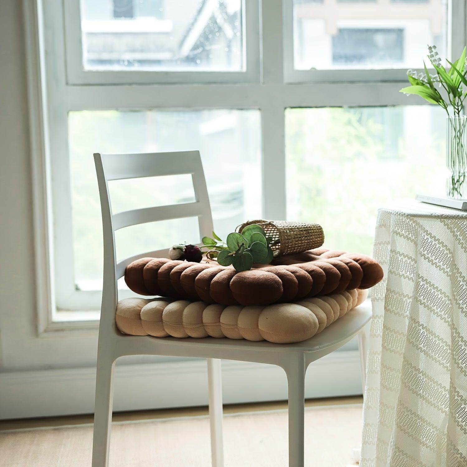 Vintage-Inspired Cookie-Shaped Seat Cushion - My Store