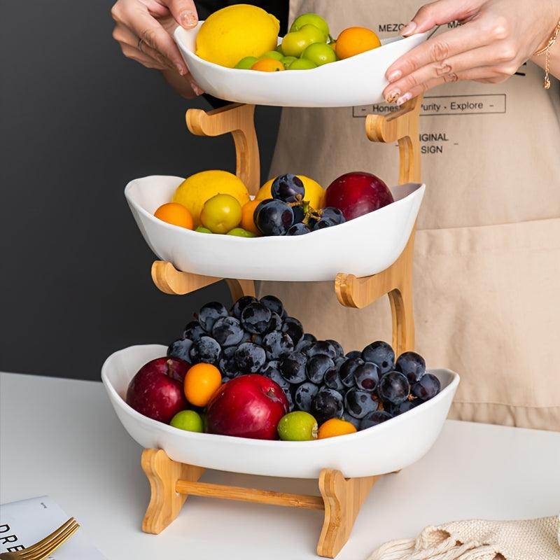 2/3 Tier Fruit Rack Snack Storage Plate - My Store