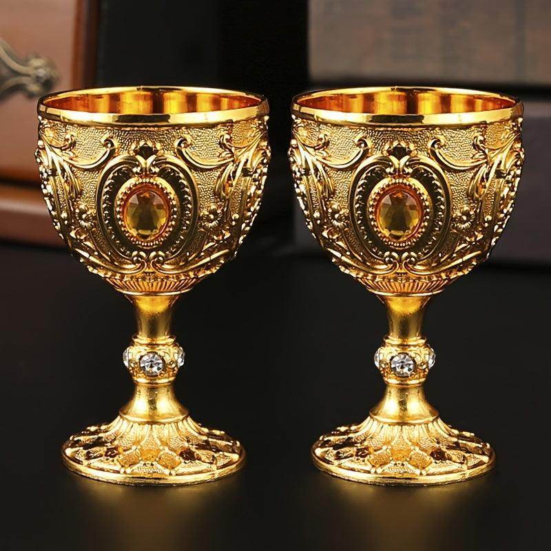 Vintage Medieval Renaissance-Style Imitation Chalice Cups - My Store