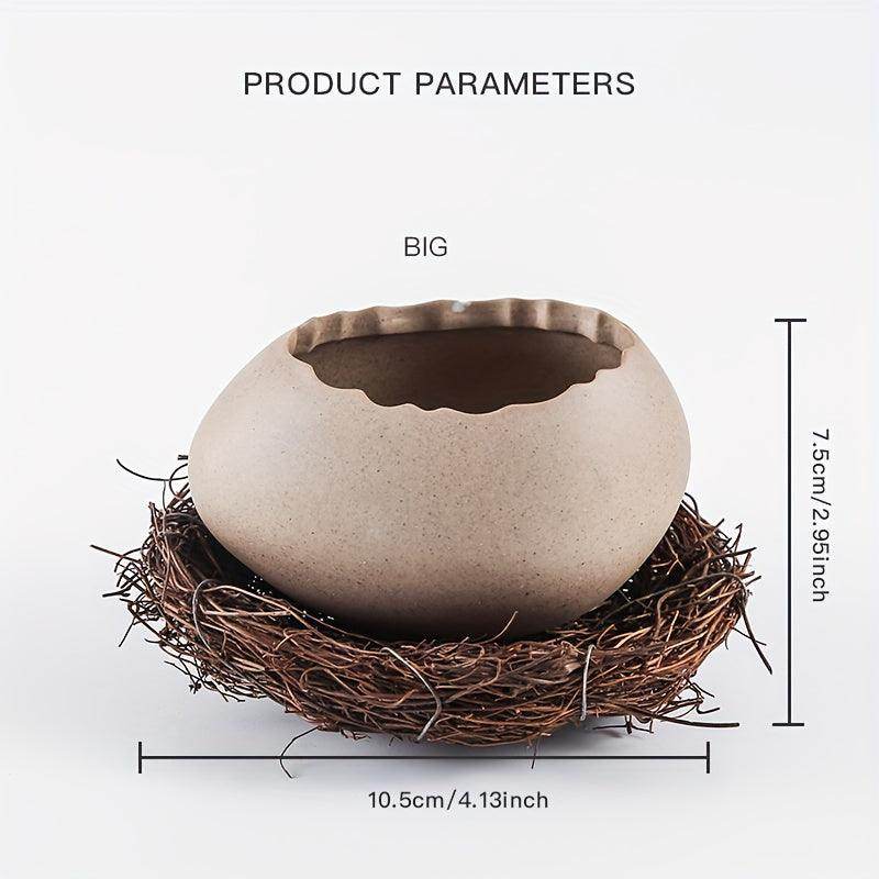 Ceramic Ostrich Egg Dessert Bowl - My Store