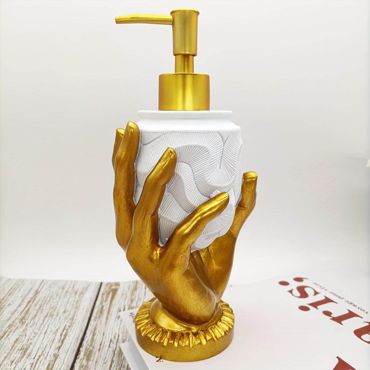 Golden Finger Design Resin Soap Dispenser - My Store