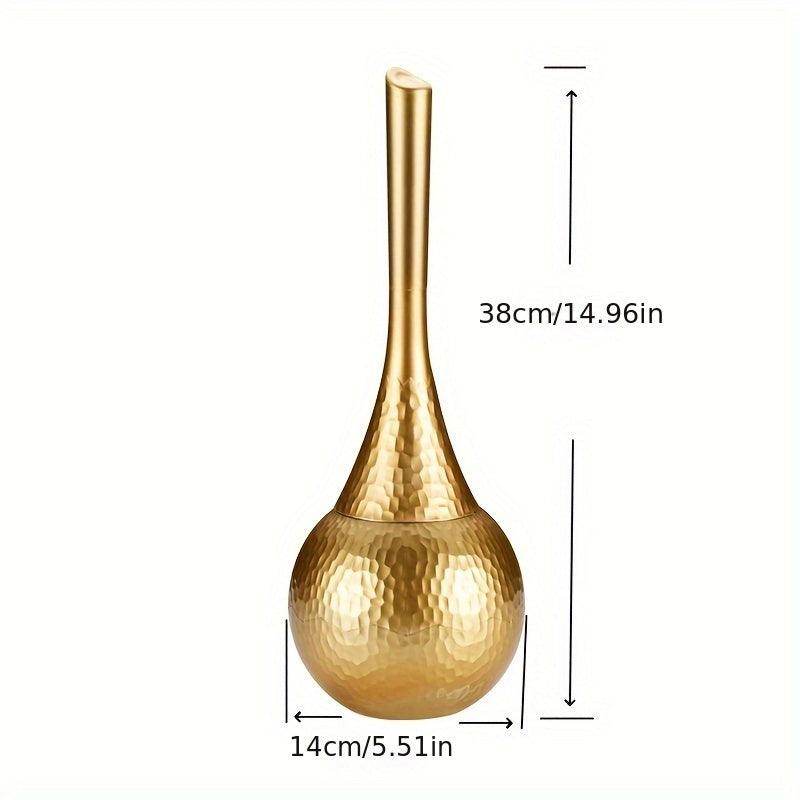 Elegant Golden Toilet Brush - My Store