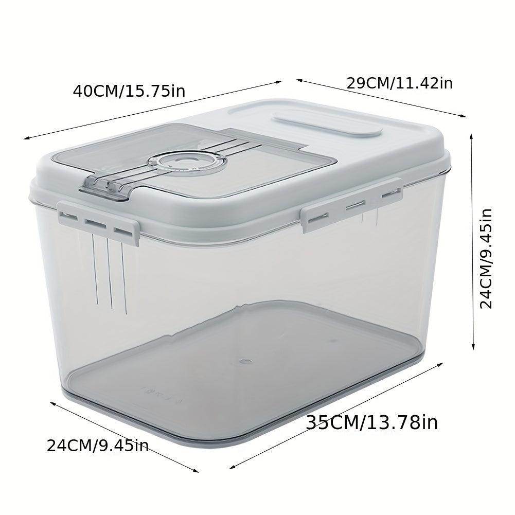 15kg Durable Plastic Airtight Rice Dispenser - My Store