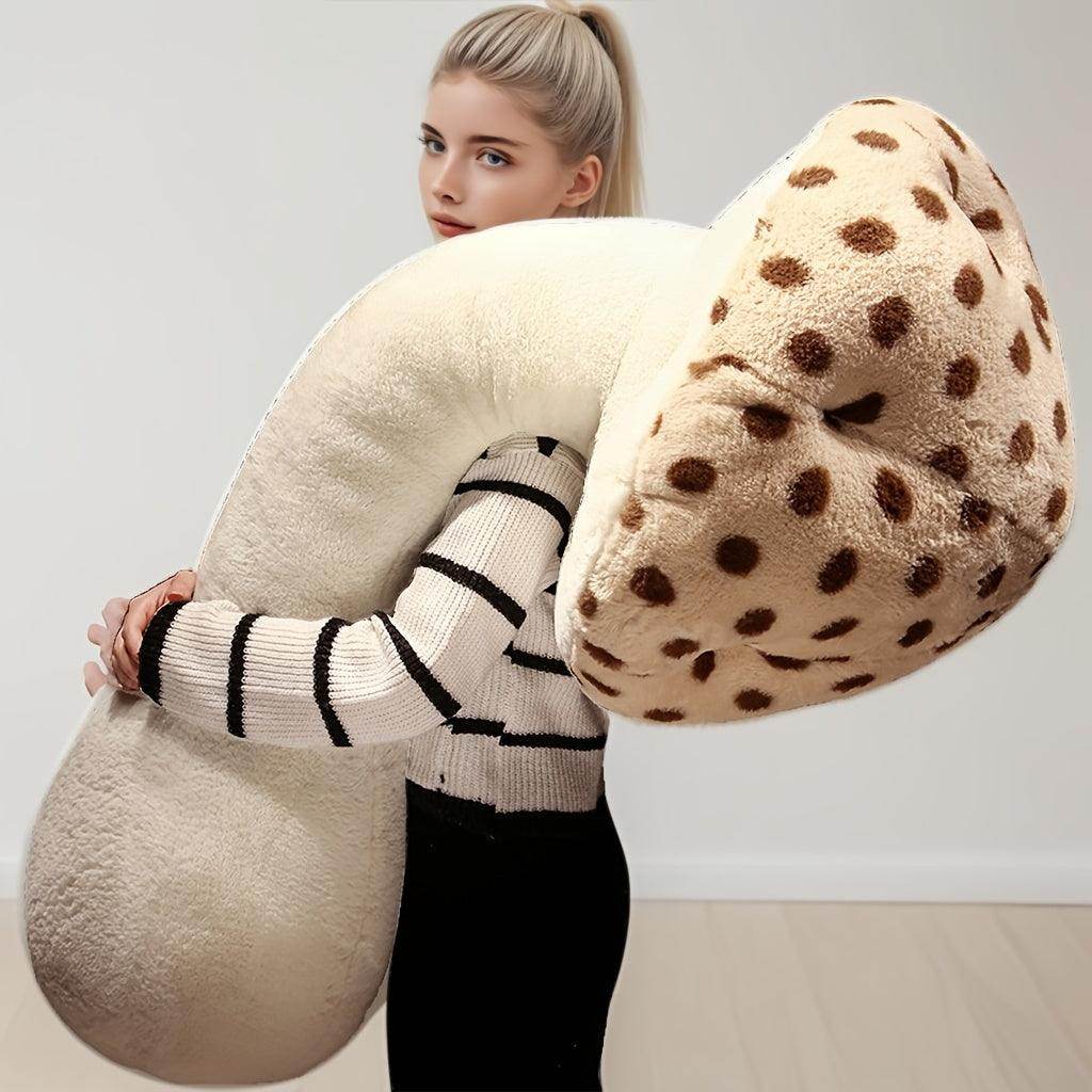Mushroom-Shaped Polka Dot Pillow - My Store