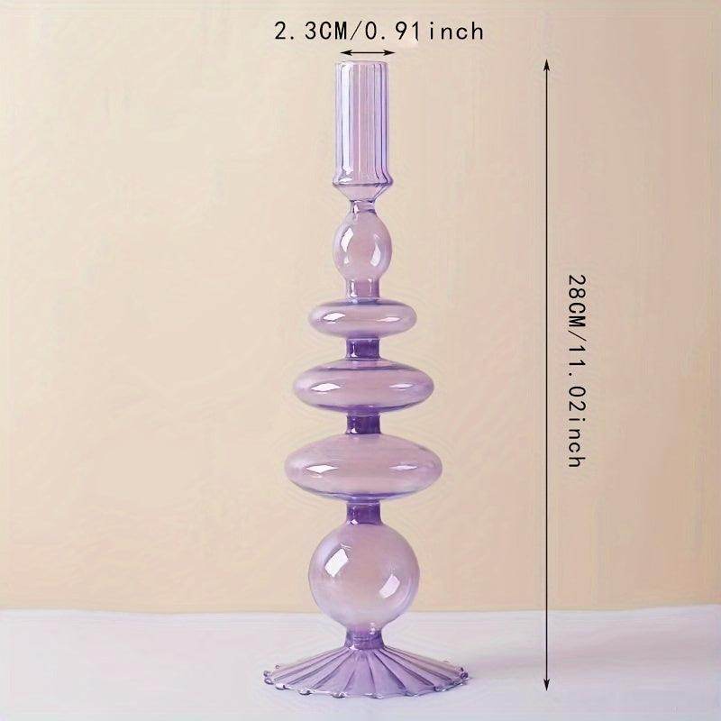 Romance Glass Candleholder - My Store