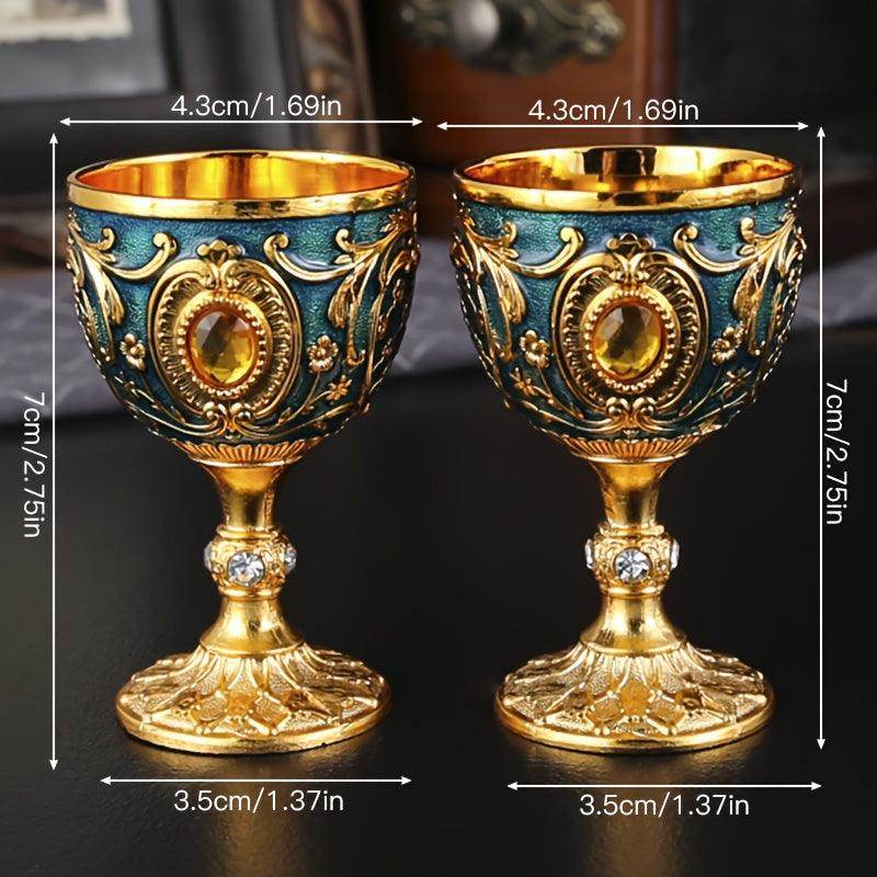 Vintage Medieval Renaissance-Style Imitation Chalice Cups - My Store