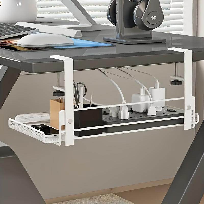 Adjustable Office Iron Desk Storage Rack - My Store