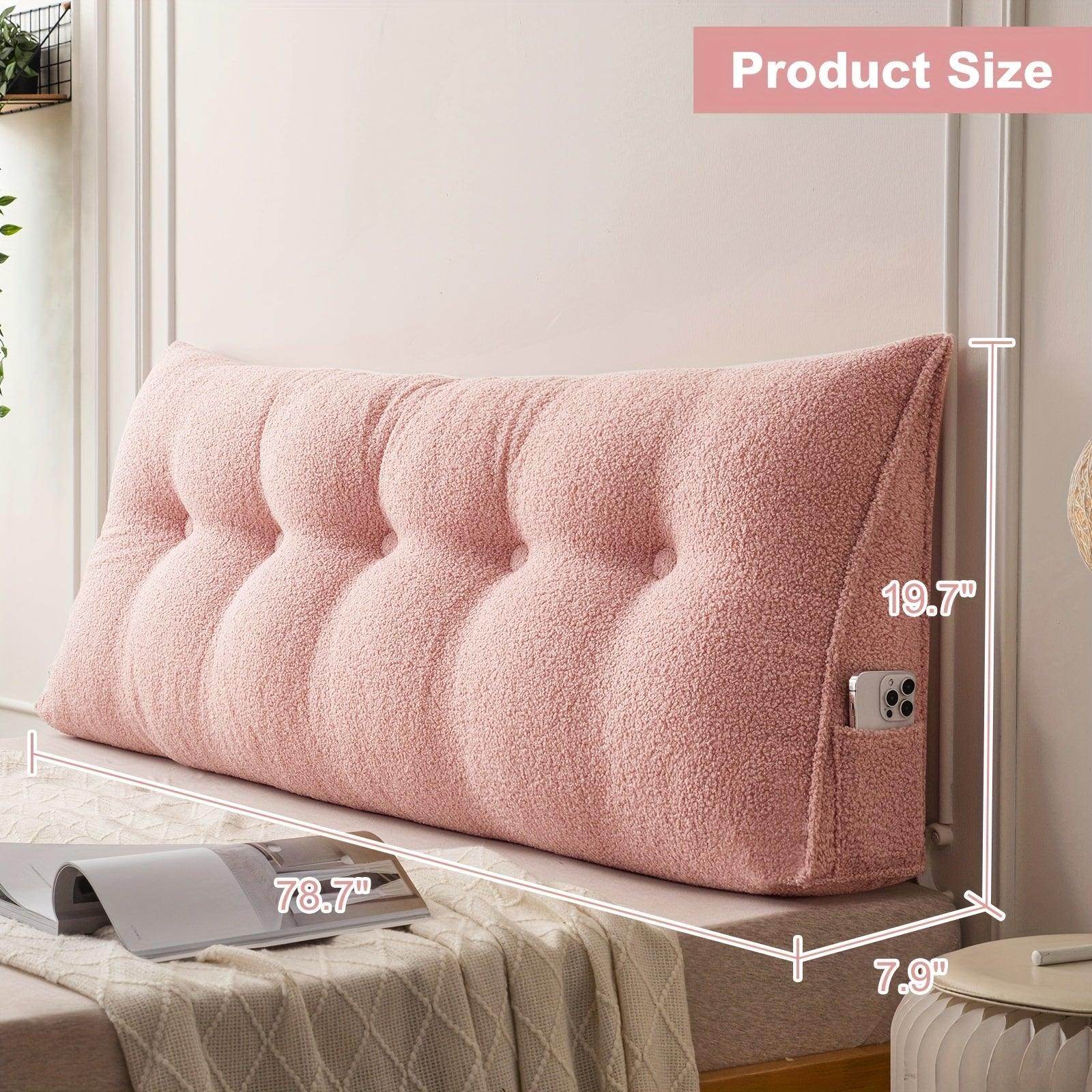 Removable & Washable Triangular Headboard Pillow - My Store